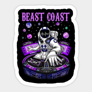 BEAST COAST RAPPER Sticker